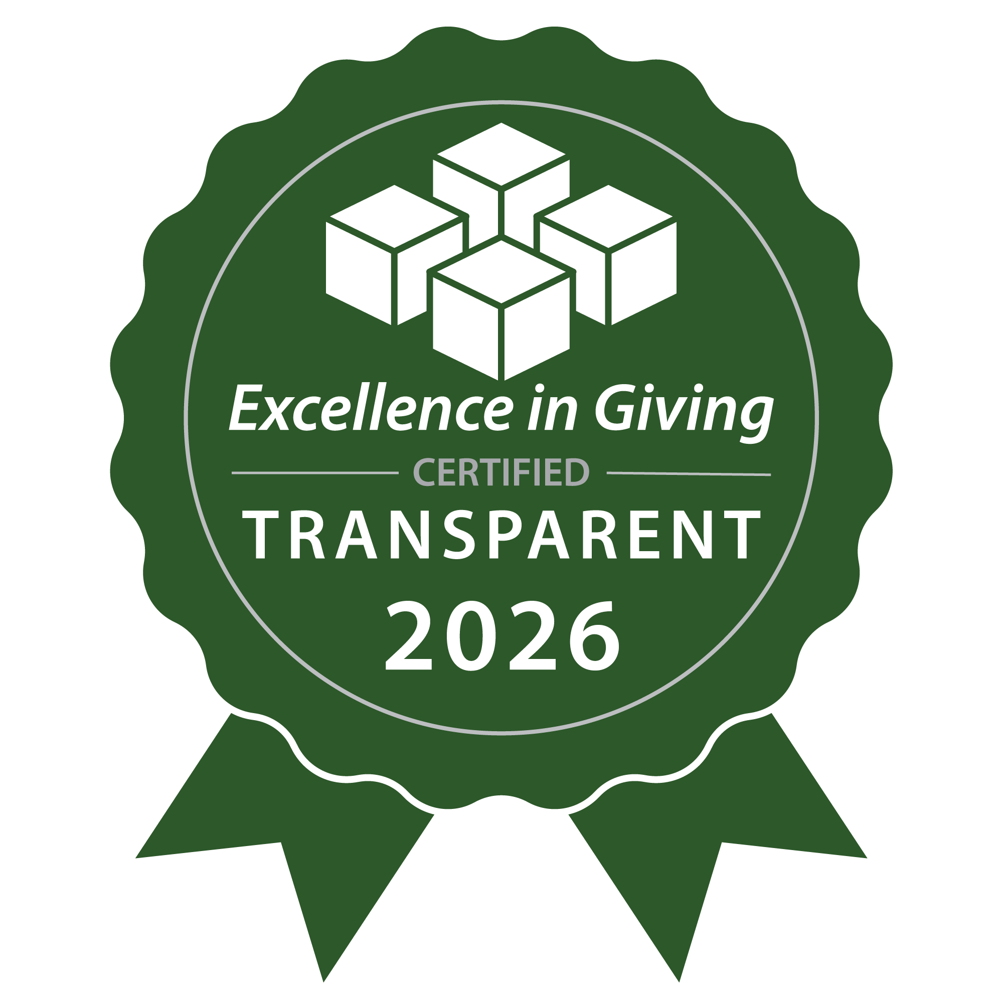 Excellence in Giving Certified Transparent 2026 seal