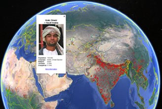 People groups on Google Earth