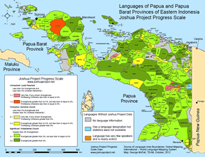 Indonesia Papua map set