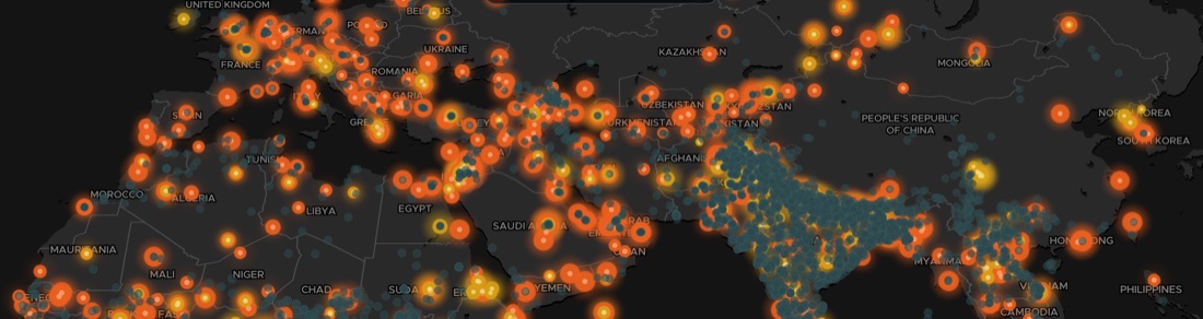 Light the Nations interactive prayer map
