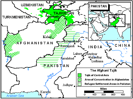 Arab, Tajiki in Afghanistan