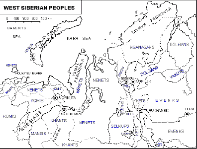 Selkup, Ostyak Samoyed in Russia