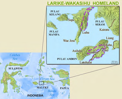 Map of Ambonese in Netherlands