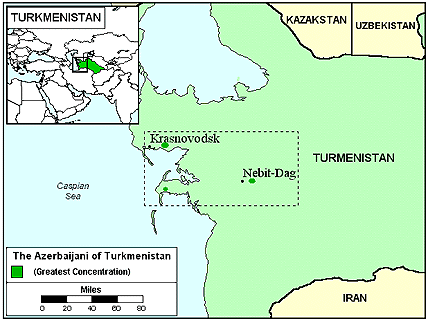 Azerbaijani in Turkmenistan