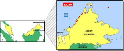 Bajau Bukit, Papar in Malaysia