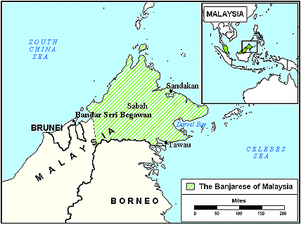 Banjarese, Banjar Malay in Malaysia