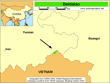 Map of Beidalao in China
