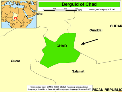 Map of Birgid in Chad