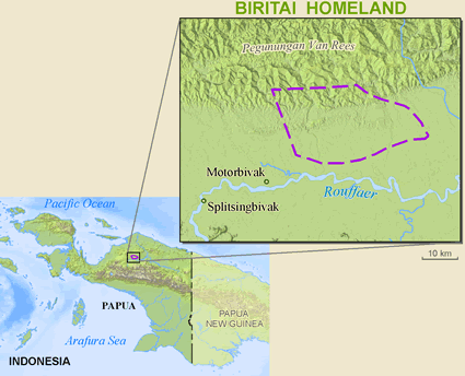 Map of Biritai in Indonesia