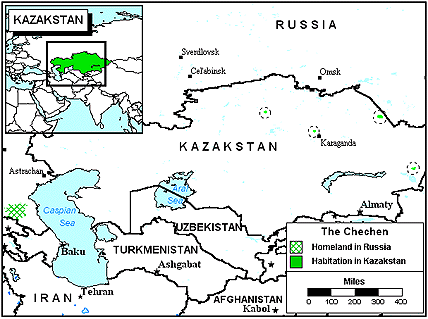Chechen in Kazakhstan