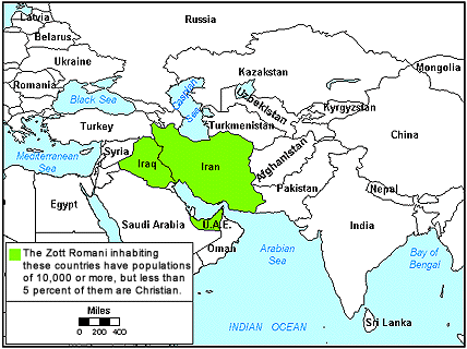 Romani, Domari in United Arab Emirates