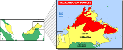 Kadazan, Eastern in Malaysia