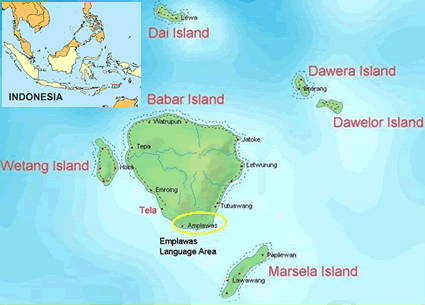 Map of Emplawas in Indonesia