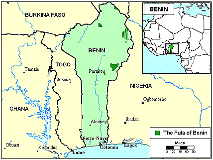 Fulfulde, Borgu in Benin
