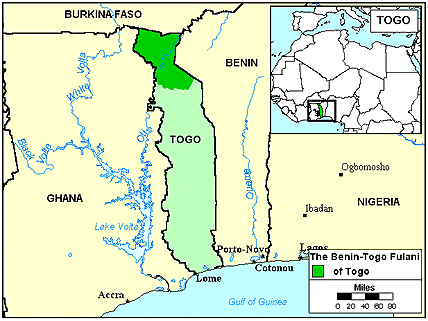 Fulfulde, Borgu in Togo