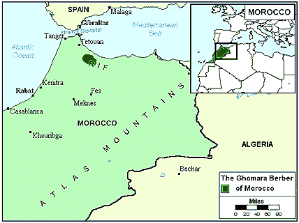 Berber, Ghomara in Morocco