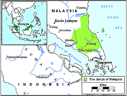 Jakun, Djakun in Malaysia
