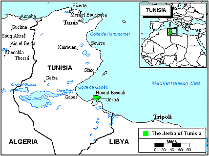 Berber, Djerba in Tunisia