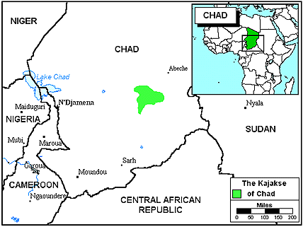 Kajakse in Chad