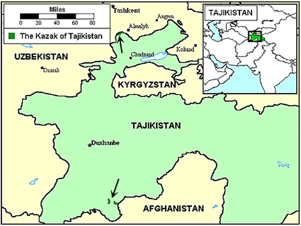 Kazakh in Tajikistan