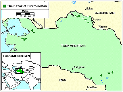 Kazakh in Turkmenistan