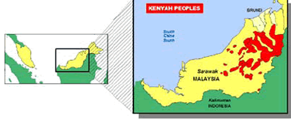 Kenyah, Kelinyau in Malaysia