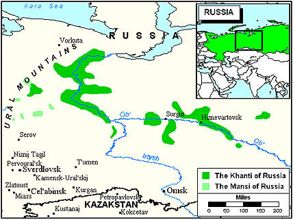 Khanty, Ostyak in Russia