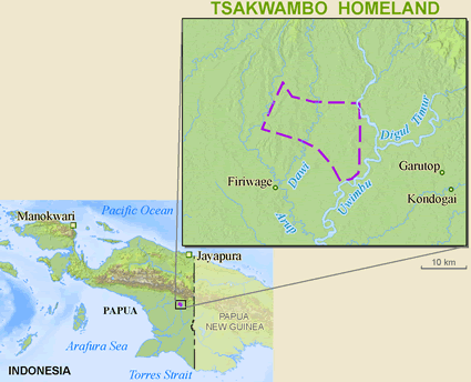 Map of Kotogut in Indonesia
