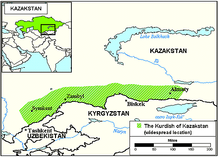 Kurd, Kurmanji in Kazakhstan