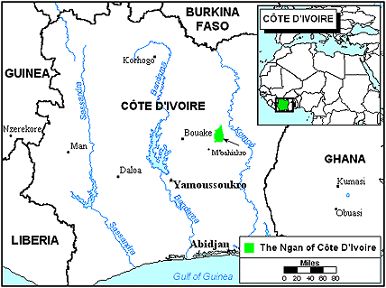 Ngan in Côte d'Ivoire
