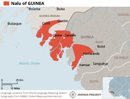 Map of Nalu in Guinea