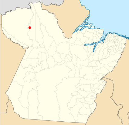 Map of Zoe in Brazil