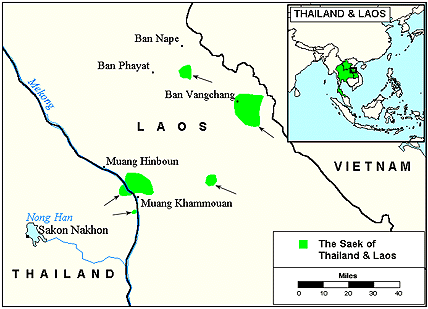 Saek in Laos