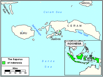 Saparua in Indonesia