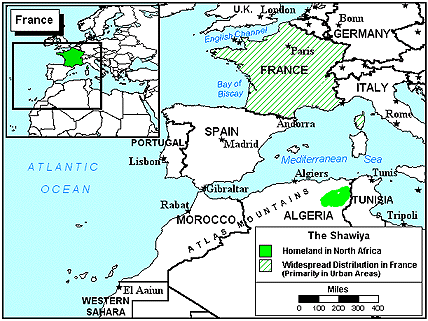 Berber, Shawiya in France