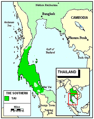 Thai, Southern in Thailand