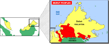 Murut, Tagal in Indonesia