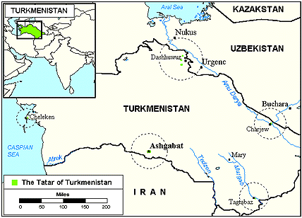 Tatar in Turkmenistan