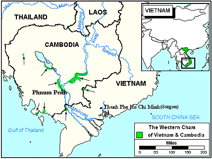 Cham, Western in Vietnam