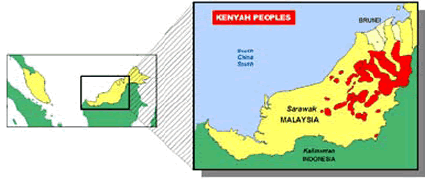 Kenyah, Western in Malaysia