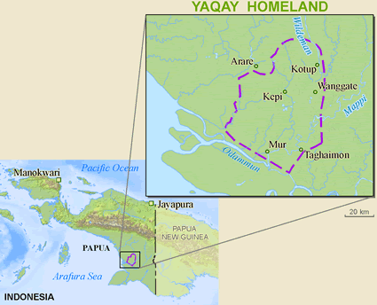 Map of Yaqay, Sohur in Indonesia