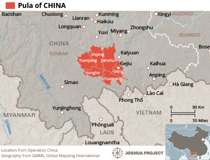 Map of Phola in China