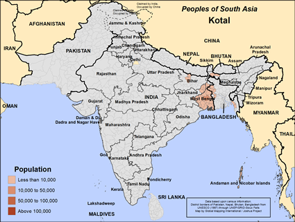 Map of Kotal in India