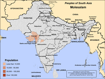Map of Molesalam in India