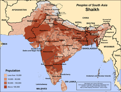 Map of Shaikh in New Zealand