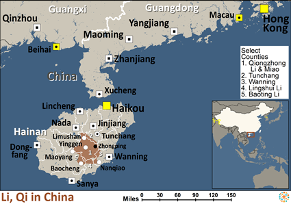 Map of Lakkia in China