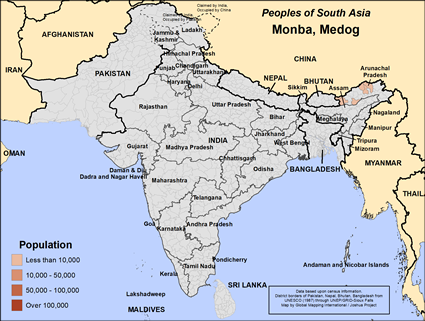 Map of Momba in India