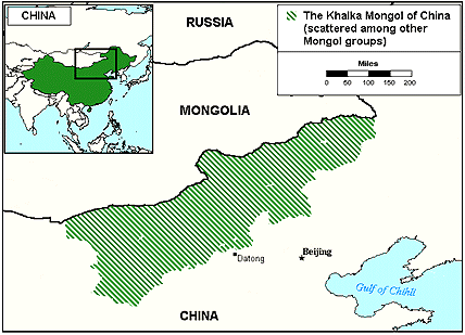 Mongol, Khalka in China