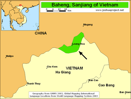 Map of Pa Hng in Vietnam