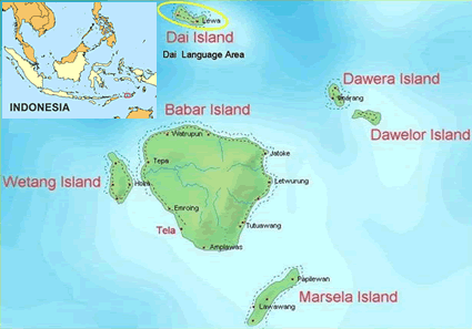 Map of Dai in Indonesia